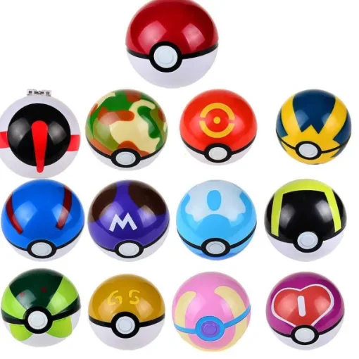 Pkm.store Sonstiges Merchandise-13 Stk. Pokeball Masterball Kollektion (Ca. 7Cm)
