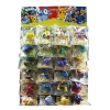 Pkm.store Pokemon Figuren-24 Stk. Pokemon Figuren (Ca. 2-6Cm) Mit Karten