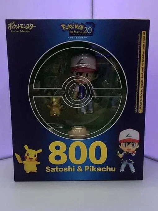 Pkm.store Pokemon Figuren-Ash Ketchum & Pikachu Pokemon Figur (Ca. 10Cm)