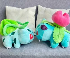 Pkm.store Pokemon Kuscheltiere-Bisasam Bulbasaur, Bisaflor Venusaur Oder Bisaknosp Ivysaur Pokemon Kuscheltiere (Ca. 25Cm Bis 30Cm)