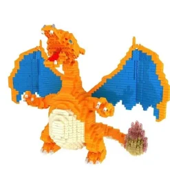 Pkm.store Pokemon Figuren-Charizard Glurak Pokemon Baustein Set (2080 Teile)