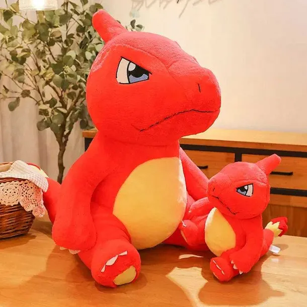 Pkm.store Pokemon Kuscheltiere-40-80Cm Pokemon Plusch Glutexo Charmeleon Pokemon Stoffier