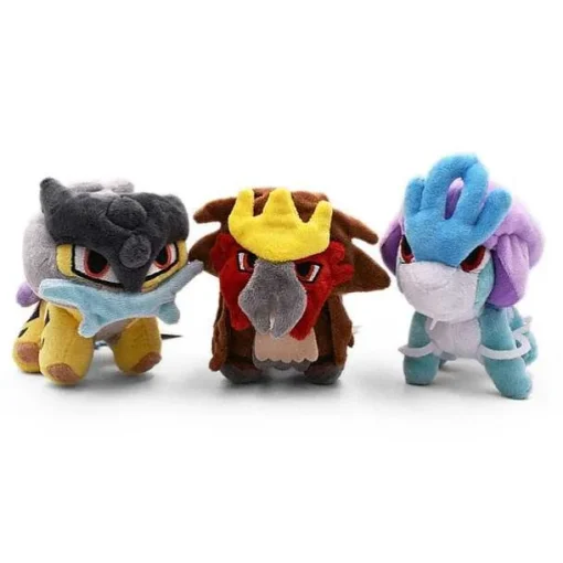Pkm.store Pokemon Kuscheltiere-20Cm Suicune, Entei Oder Raikou Stofftier Pokemon Figuren (Ca. 20Cm)