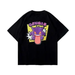 Pkm.store Sommer-Cooles Gengar Sommer T-Shirt Fur Kinder