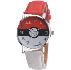 Pkm.store Uhren Und Wecker-Damen Pokemon Armband Uhr Im Pokeball Design