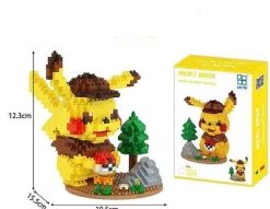 Pkm.store Detektiv Pikachu-Detektiv Pikachu Klemm Baustein Set (675 Bausteine)