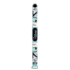 Pkm.store Uhren Und Wecker-Digitale Armbanduhr Fur Kinder Mit Led Und Aufladefunktion