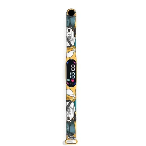 Pkm.store Uhren Und Wecker-Digitale Armbanduhr Fur Kinder Mit Led Und Aufladefunktion