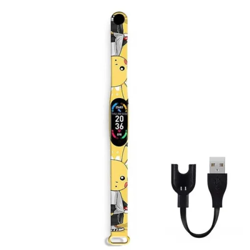 Pkm.store Uhren Und Wecker-Digitale Armbanduhr Fur Kinder Mit Led Und Aufladefunktion