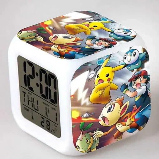 Pkm.store Sonstiges Merchandise-Digitaler Pokemon Wecker In Unterschiedlichen Motiven