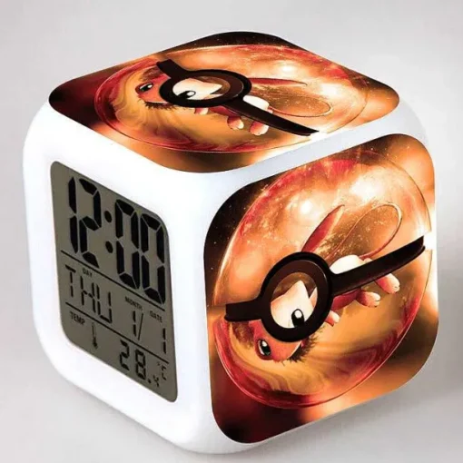 Pkm.store Sonstiges Merchandise-Digitaler Pokemon Wecker In Unterschiedlichen Motiven