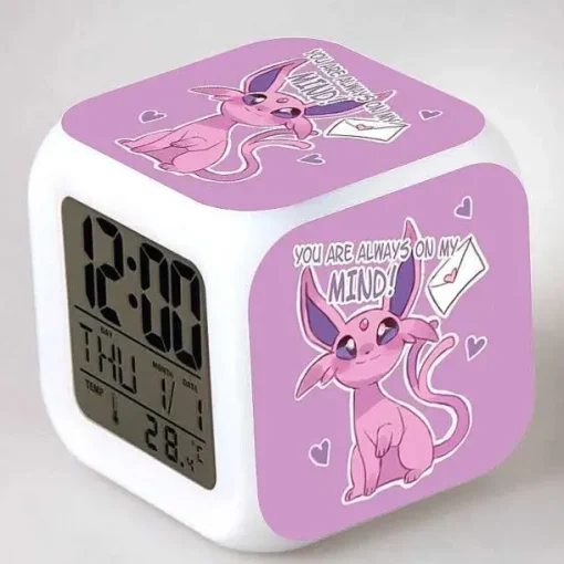 Pkm.store Sonstiges Merchandise-Digitaler Pokemon Wecker In Unterschiedlichen Motiven
