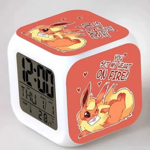 Pkm.store Sonstiges Merchandise-Digitaler Pokemon Wecker In Unterschiedlichen Motiven