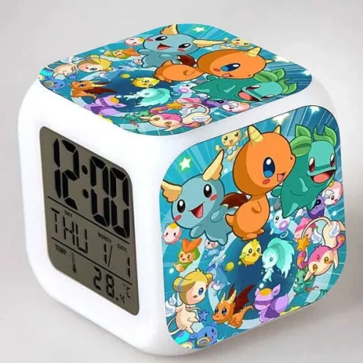 Pkm.store Sonstiges Merchandise-Digitaler Pokemon Wecker In Unterschiedlichen Motiven
