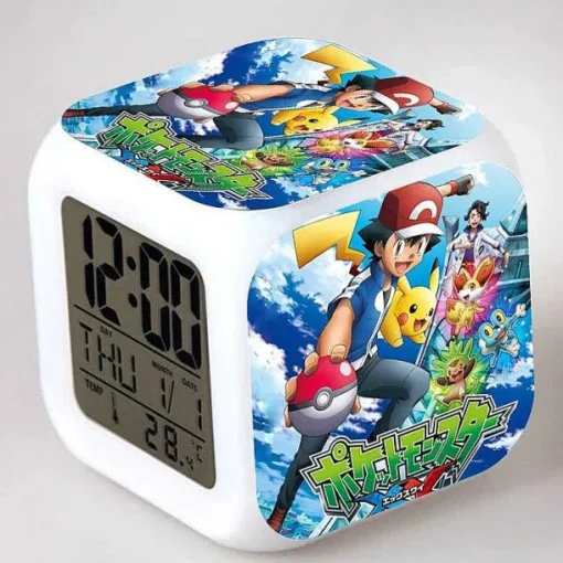 Pkm.store Sonstiges Merchandise-Digitaler Pokemon Wecker In Unterschiedlichen Motiven