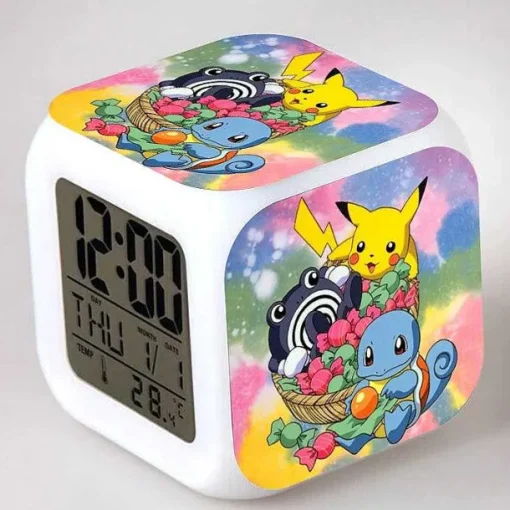 Pkm.store Sonstiges Merchandise-Digitaler Pokemon Wecker In Unterschiedlichen Motiven