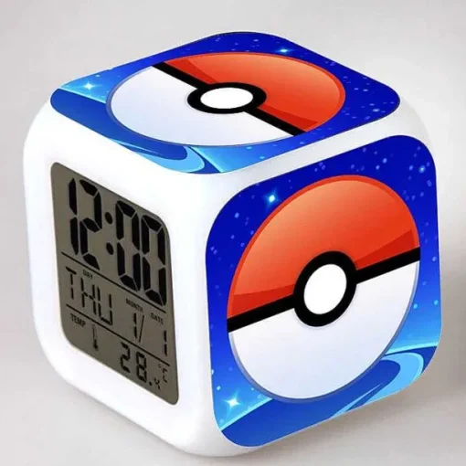 Pkm.store Sonstiges Merchandise-Digitaler Pokemon Wecker In Unterschiedlichen Motiven