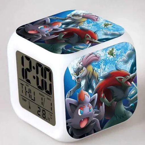 Pkm.store Sonstiges Merchandise-Digitaler Pokemon Wecker In Unterschiedlichen Motiven
