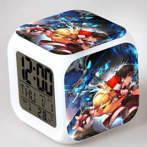 Pkm.store Sonstiges Merchandise-Digitaler Pokemon Wecker In Unterschiedlichen Motiven