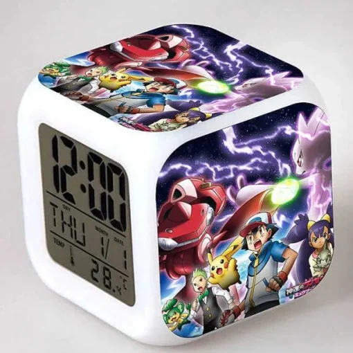 Pkm.store Sonstiges Merchandise-Digitaler Pokemon Wecker In Unterschiedlichen Motiven