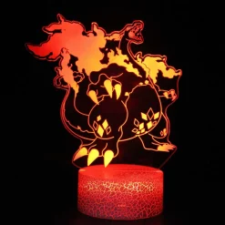 Pkm.store Pokemon Lampen & Nachtlichter-Dynamax Glurak Charizard 3D Lampe Nachtlicht