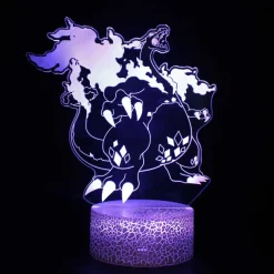 Pkm.store Pokemon Lampen & Nachtlichter-Dynamax Glurak Charizard 3D Lampe Nachtlicht