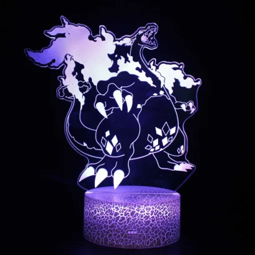 Pkm.store Pokemon Lampen & Nachtlichter-Dynamax Glurak Charizard 3D Lampe Nachtlicht