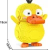 Pkm.store Pokemon Bausteine-Enton / Psyduck Baustein Pokemon Bausatz (2570 Teile)