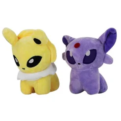 Pkm.store Pokemon Kuscheltiere-8Er Set Mit Nachtara, Evoli, Psiana, Blitza, Aquana, Flamara, Glaziola, Folipurba Kuscheltier