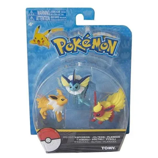 Pkm.store Pokemon Figuren-Evoli / Eevee, Vaporeon, Jolteon, Flareon, Espeon, Umbreon, Leafeon, Glaceon Figuren