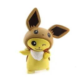 Pkm.store Pokemon Figuren-Evoli Eevee, Pikachu, Enton Etc. Cosplay Figuren - 6 Stk. Om Set