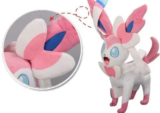 Pkm.store Pokemon Kuscheltiere-Feelinara / Sylveon Plusch Pokemon Ca. 30Cm Anime Look