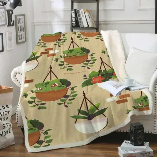 Pkm.store Herbst & Winter-Flauschige Pokemon Flanell Decke