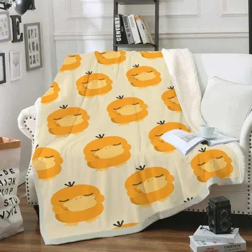 Pkm.store Herbst & Winter-Flauschige Pokemon Flanell Decke