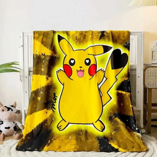 Pkm.store Herbst & Winter-Flauschige Weiche Decken Mit Pikachu Und Evoli Motiven
