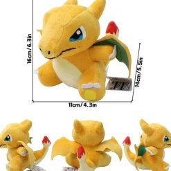 Pkm.store Pokemon Kuscheltiere-Glurak Plusch Pokemon In Verschiedenen Formen, Mega Y, Mega X, Schillernd Uvm.