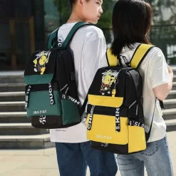 Pkm.store Rucksäcke & Taschen-Groser Pokemon Schulrucksack Mit Usb Ladebuchse Im Pikachu Look