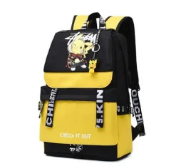 Pkm.store Rucksäcke & Taschen-Groser Pokemon Schulrucksack Mit Usb Ladebuchse Im Pikachu Look