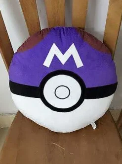 Pkm.store Pokeball & Pokebälle-Groses Plusch Pokeball Kissen Ca. 40X40Cm