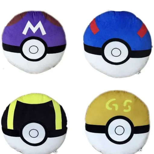 Pkm.store Pokeball & Pokebälle-Groses Plusch Pokeball Kissen Ca. 40X40Cm