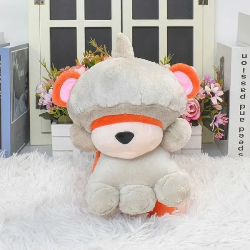 Pkm.store Pokemon Kuscheltiere-Hisui-Fukano Hisuian-Growlithe Pokemon Stofftier (Ca. 24Cm)
