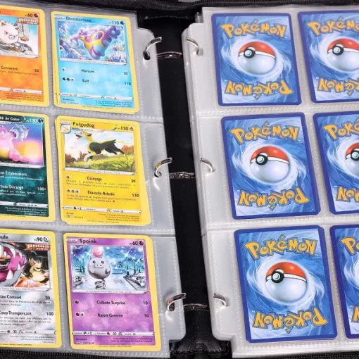 Pkm.store Pokemon Sammelalbum-Hochwertige Karten Sammelmappe Fur Bis Zu 720 Pokemon Karten