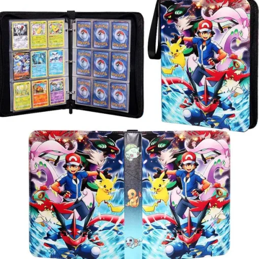 Pkm.store Pokemon Sammelalbum-Hochwertige Karten Sammelmappe Fur Bis Zu 720 Pokemon Karten