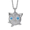 Pkm.store Pokemon Schmuck-Jigglypuff Pummeluff Halskette Hip Hop Style Pokemon
