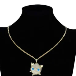 Pkm.store Pokemon Schmuck-Jigglypuff Pummeluff Halskette Hip Hop Style Pokemon