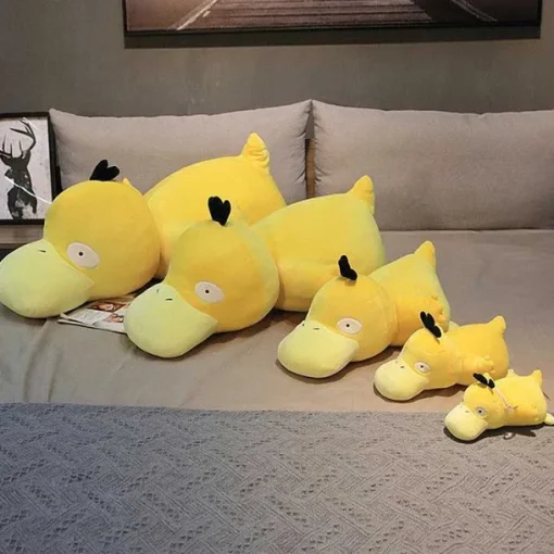 Pkm.store Pokemon Kuscheltiere-Kawaii Psyduck Enton Xxl Stoff Plusch Pokemon (Bis Zu 100Cm)