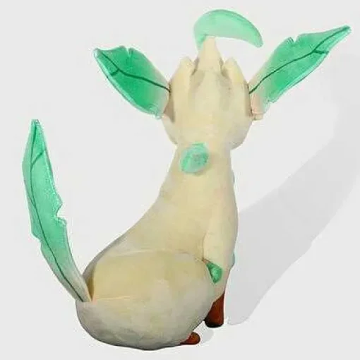 Pkm.store Pokemon Kuscheltiere-Leafeon Folipurba Pokemon Kuscheltier Kuschelig, Ca. 32Cm