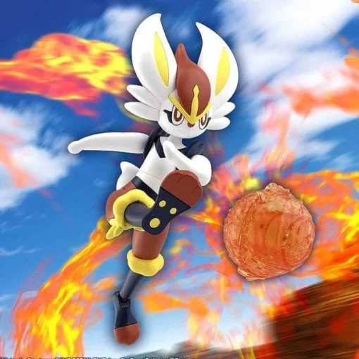 Pkm.store Pokemon Figuren-Liberlo Cinderace Sammelfigur Pokemon Schwert Und Schild