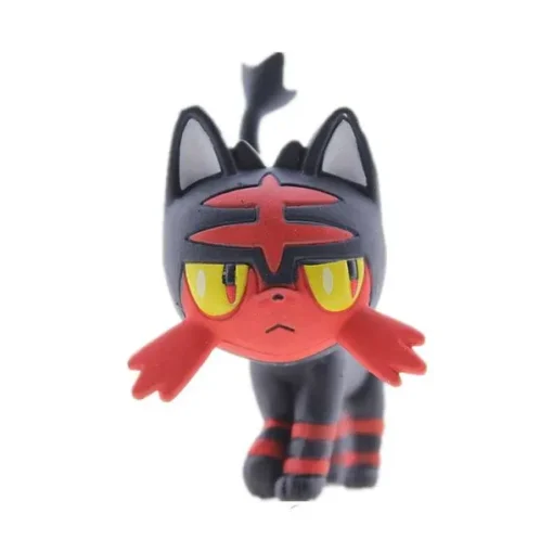 Pkm.store Pokemon Figuren-Litten Flamiau Pokemon Figur