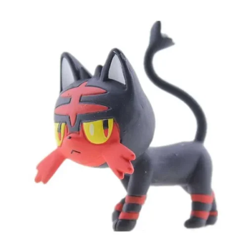Pkm.store Pokemon Figuren-Litten Flamiau Pokemon Figur